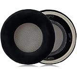 JHZZWJ Ersatz Ohrpolster für Durchmesser AKG K701, K702, Q701, Q702, K601, K612, K712 Ohrpolster aus Kunst Leder Black
